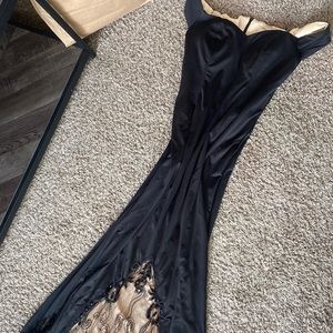 Beautiful black prom dress